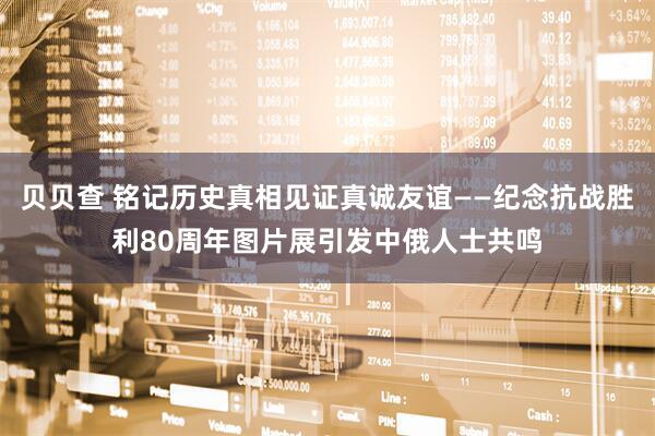 贝贝查 铭记历史真相见证真诚友谊——纪念抗战胜利80周年图片展引发中俄人士共鸣